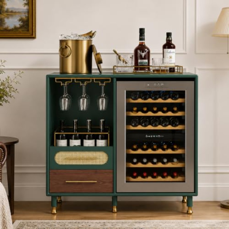 Home Bar And Fridge - Барный шкаф с местом для мини-холодильника,