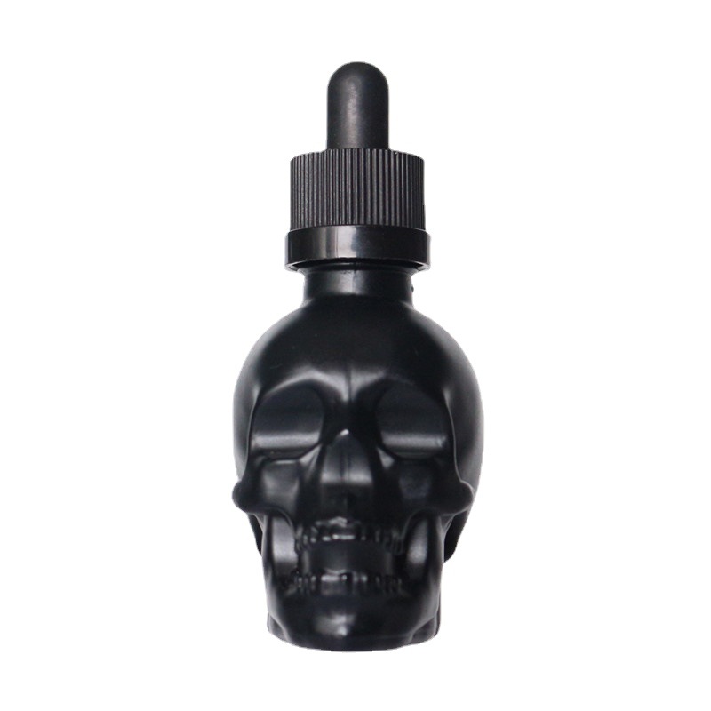 Bitters Bottle Set - Стеклянная бутылка-капельница в форме черепа для