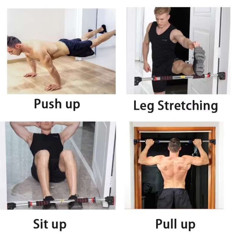 Home Bar And Gym - Регулируемый стальной горизонтальный турник для дверного