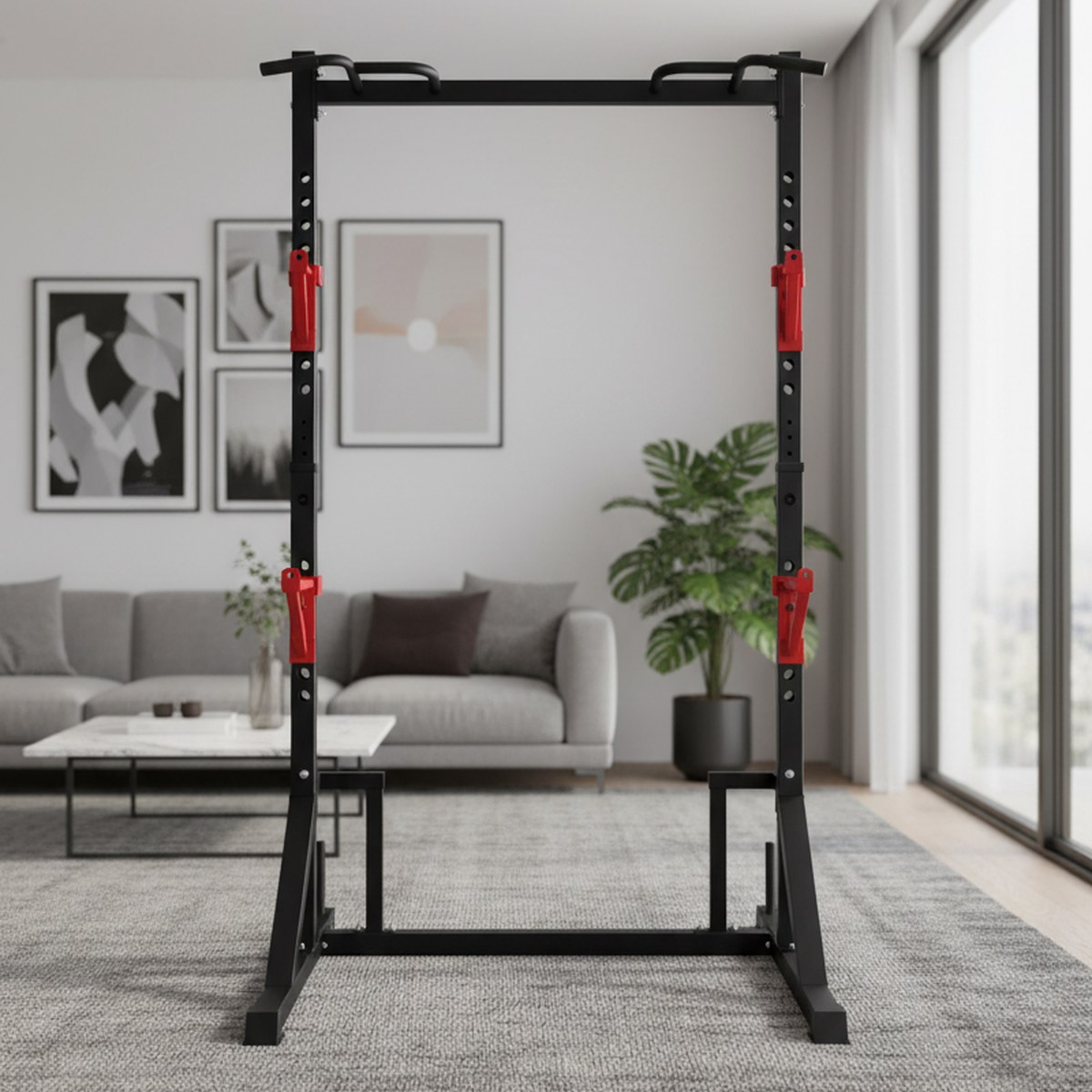 Регулируемая силовая стойка с  – обзор и цена Home Bar And Gym
