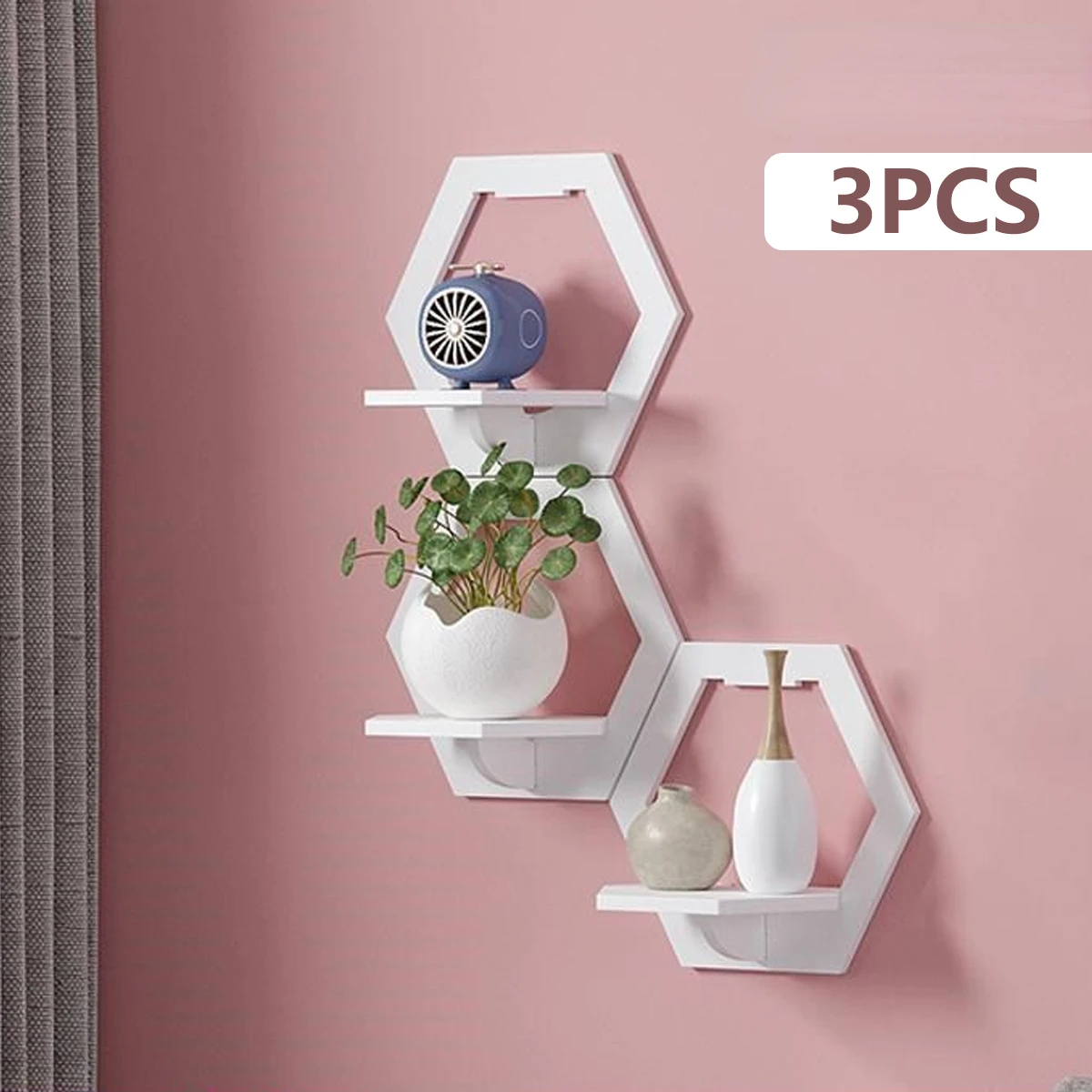 3 шт., шестиугольная настенная – обзор и цена Home Bar Shelf