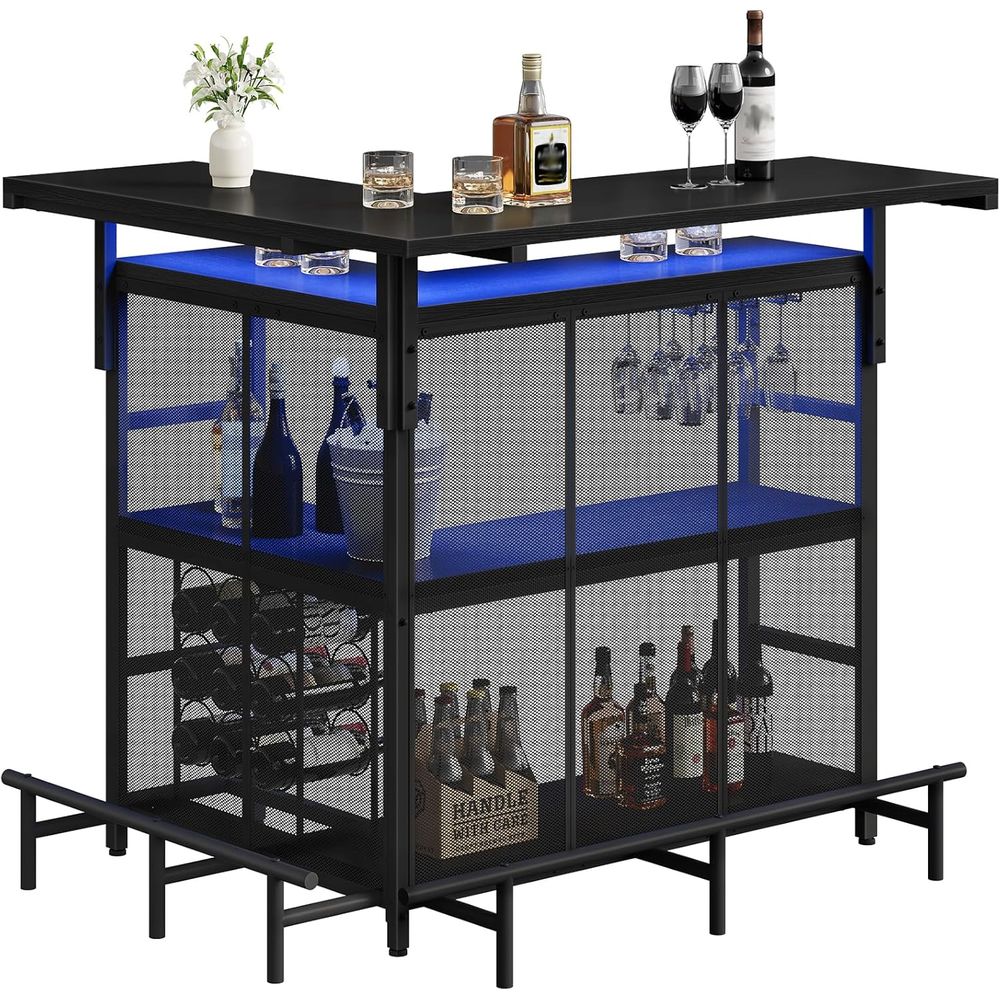 Барная стойка для дома, L-обра – обзор и цена Home Bar Shelves