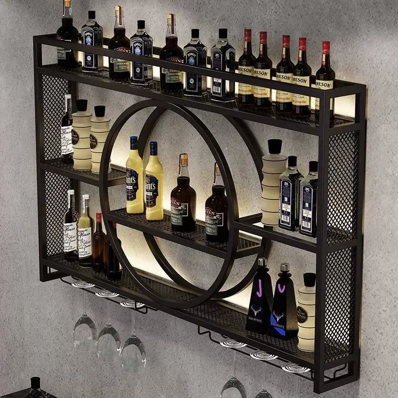Промышленная настенная винная  – обзор и цена Home Bar Shelves