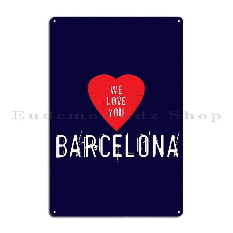 Металлическая табличка-постер  – обзор и цена Home Barcelona