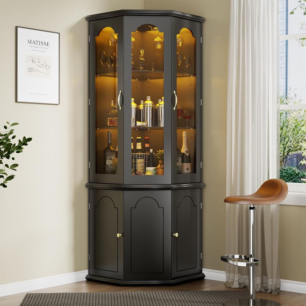 Барный шкаф с подсветкой и две – обзор и цена Home Bar Shelves